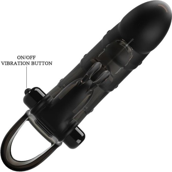 Prettylove Cuper Penis Sleeve with Vibration