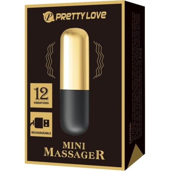 Pretty Love Bottom PRETTY LOVE - ZELTA UZLĀDĒJAMS BULLET VIBRATORS