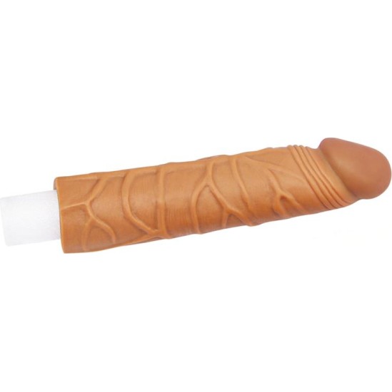 Lovetoy Penis Sleeve Pleasure X Tender Brown