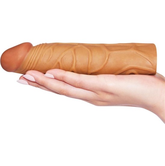 Lovetoy Penis Sleeve Pleasure X Tender Brown