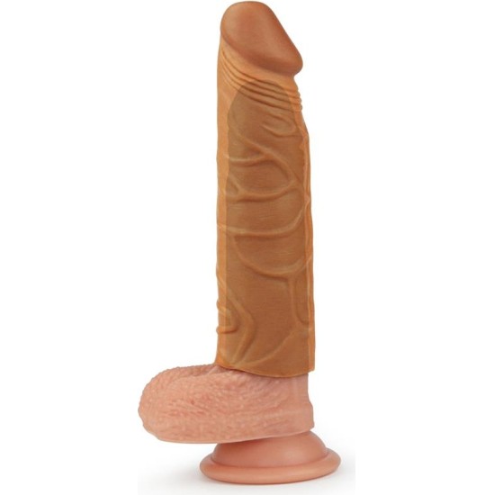 Lovetoy Penis Sleeve Pleasure X Tender Brown