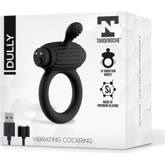 Tardenoche Dully Vibrating Penis Ring Silicone Magnetic USB