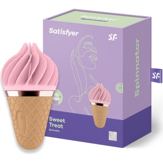Satisfyer Spinnator SATISFYER – SWEET TREAT SPINNATOR BROWN & PINK