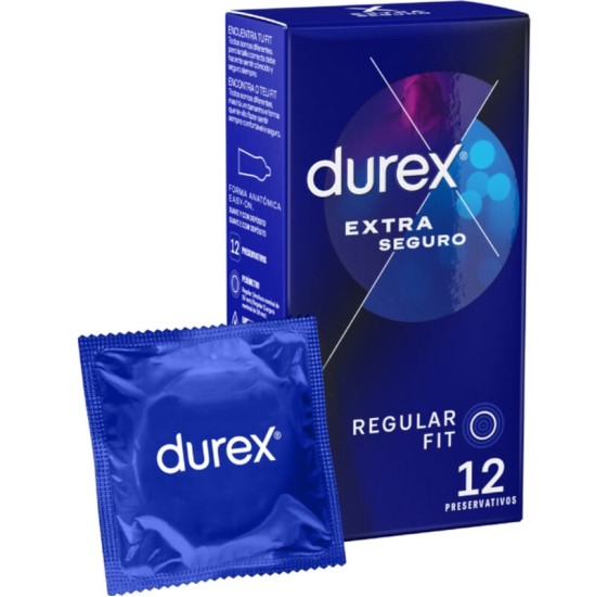 Durex Condoms DUREX - EXTRA SEGURO 12 UNITS
