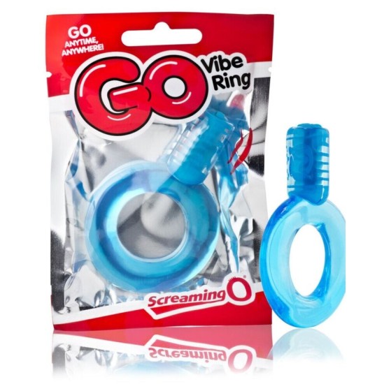 Screaming O GO BLUE VIBRATING RING