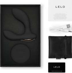 Lelo HUGO 2 NUOTOLINIO VALDYMO VALDYMAS PROSTATOS MASAŽUOTIS, JUODAS