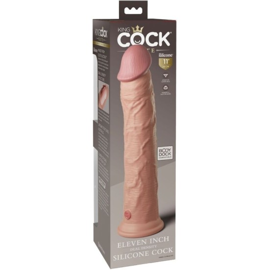 King Cock ELITE - REĀLISTS SILIKONA DILDO 28 CM