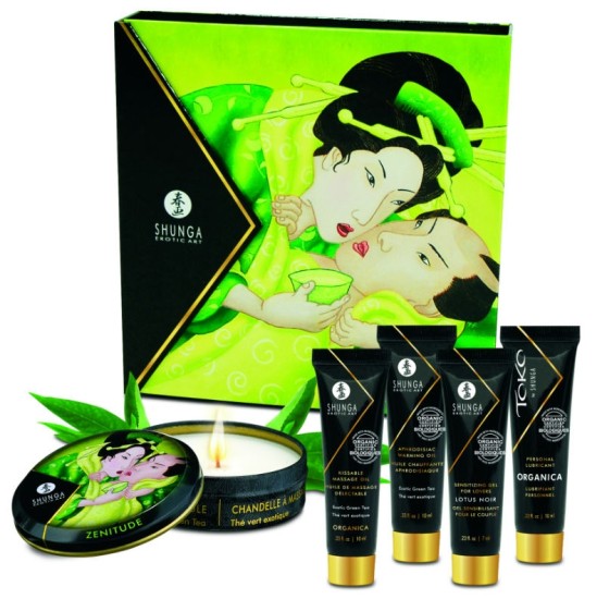 Shunga Kits GEISHA SECRET KIT EGZOTINĖ ŽALIOJI ARBATA