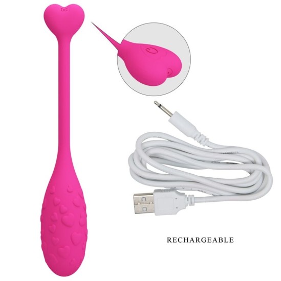 Pretty Love Smart PRETTY LOVE - APP CONTROLLED PINK FISHER VIBRATING EGG