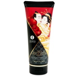 Shunga Massage Cream SHUNGA - STRAWBERRY AND CAVA MASSAGE CREAM 200 ML