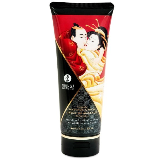 Shunga Massage Cream SHUNGA - BRAŠKIŲ IR CAVA MASAŽINIS KREMAS 200 ML