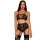 Obsessive Sets OBSESSIVE - BASITTA THREE PIECES SET S/M