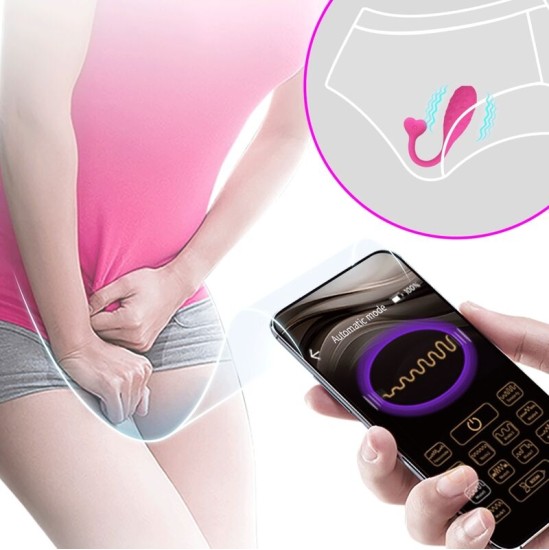 Pretty Love Smart PRETTY LOVE – PROGRAMOS KONTROLIUOJAMAS PINK FISHER VIBRATING EGG