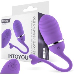 Intoyou Виброяйцо с дистанционным управлением Odise USB Silicone Purple