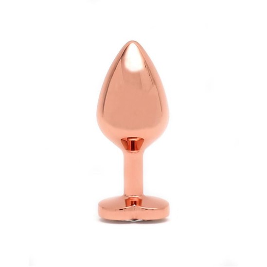 Rimba Toys Pisa Heart Shaped Butt Plug Rose Gold