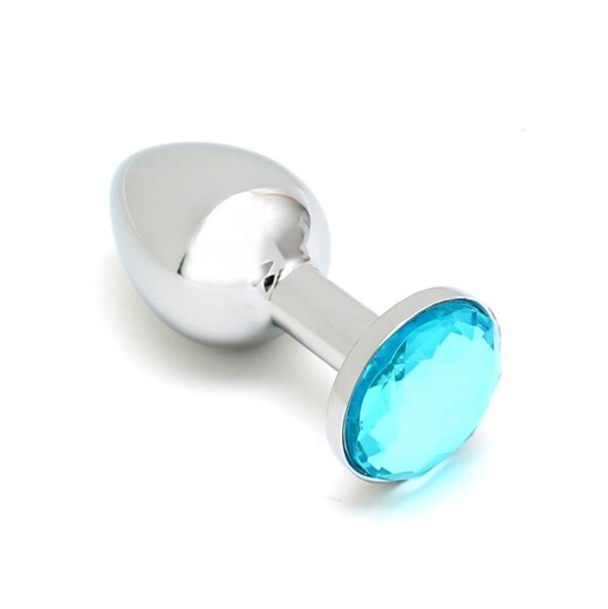 Rimba Toys Metal Butt Plug Sofia Blue Jewel