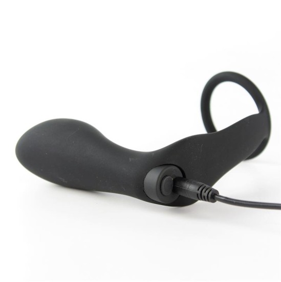 Tardenoche Ansel Anal Plug with Vibration and Cock Ring USB Silicone