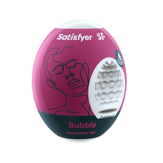 Satisfyer Masturbator Egg Single Bubble Hydro-Active