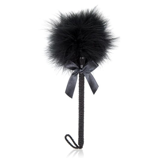 Latetobed Bdsm Line Feather Tickler with Bow 25 cm Black