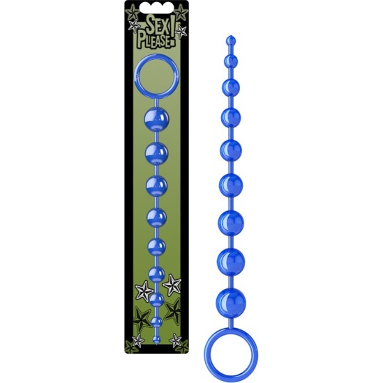 Sex Please ! SEXY BEADS 9 ANAL BEADS BLUE