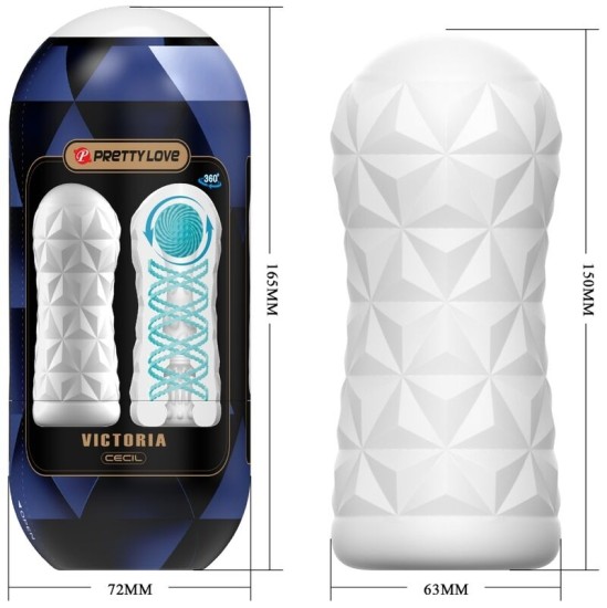 Pretty Love Male PRETTY LOVE - VICTORIA CECIL MASTURBATOR WHITE