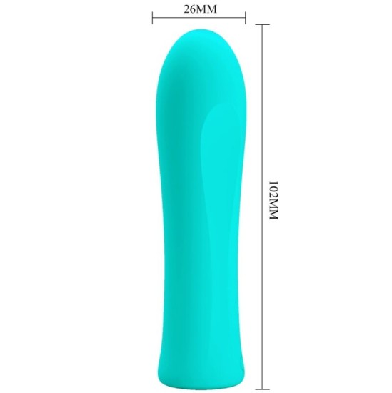 Pretty Love Flirtation PRETTY LOVE - ALFREDA SUPER POWER VIBRATOR AQUA GREEN