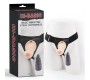 Chisa Vibrating Strap-on Harness with Hollow Dildo 7.5