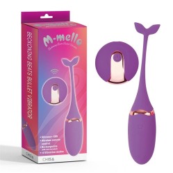 Chisa Vibrating Bullet kaugjuhtimispult Beckoning Beats USB Silicone 5,9