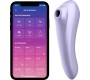 Satisfyer Connect RAHULUSTAJA – KAKS RÕÕMUÕHUPULSSIVIBRAATOR MAUVE