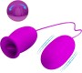 Pretty Love Flirtation PRETTY LOVE - DAISY DUAL EGG RECHARGEABLE VIBRATOR PURPLE