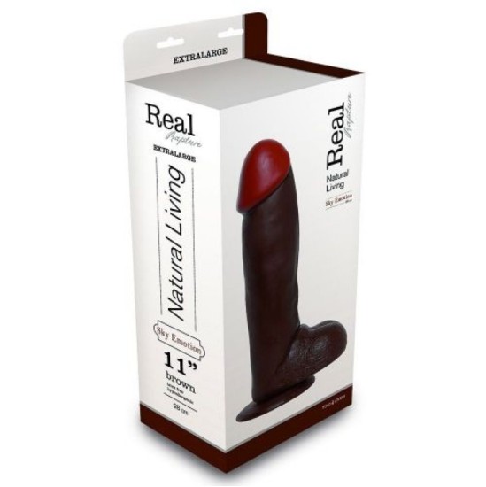 Toyz4Lovers REAL RAPTURE SKY EMOTION REALISTIC DILDO 11'' BLACK