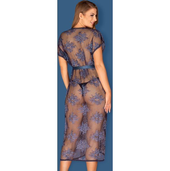 Obsessive ХАЛАТ FLOWLACE AZUL - 40-42 L/XL