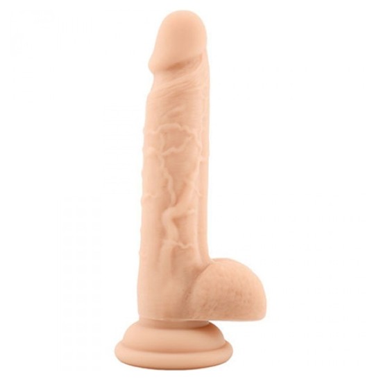 Toyz4Lovers REAL SAFE ROD SLIM SILICONE DILDO WHITE