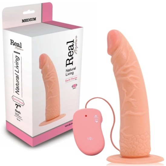 Toyz4Lovers REAL RAPTURE EARTH FLAVOUR REALISTIC VIBRATOR 7'' WHITE