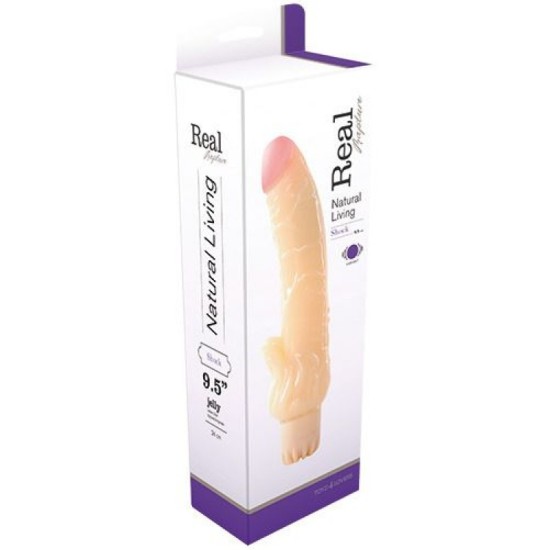 Toyz4Lovers REAL RAPTURE SHOCK JELLY VIBRATOR 9,5 collu