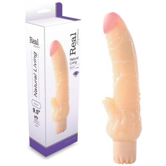 Toyz4Lovers REAL RAPTURE SHOCK JELLY VIBRATOR 9,5 collu