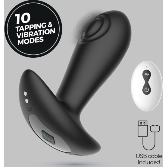 Crushious OCTO TAPPING ANAL PLUG WITH REMOTE CONTROL