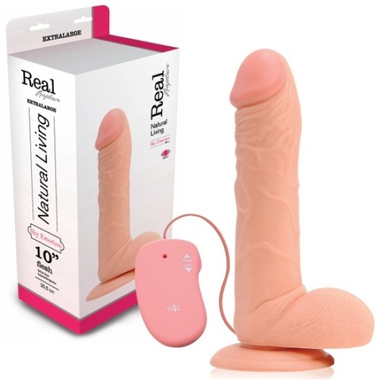 Toyz4Lovers REAL RAPTURE SKY EMOTION REĀLISTS VIBRATORS 10'' BALTS