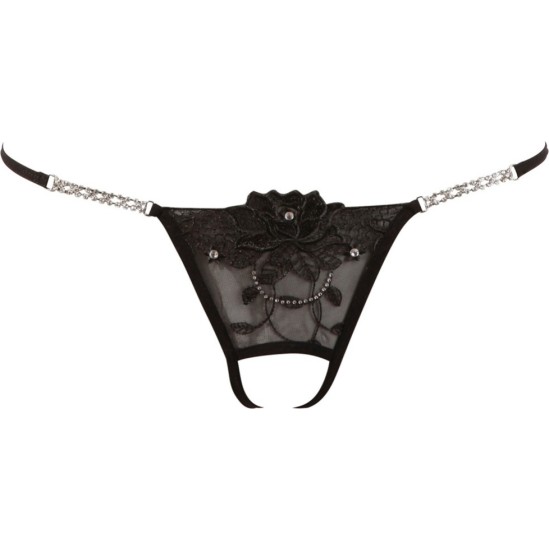 Cottelli Collection TANGA RHINESTONE COM ATIDARYMAS - 36-38 S/M