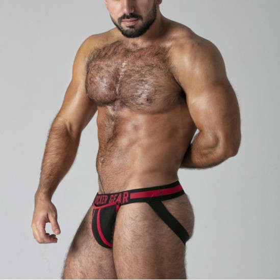 Locker Gear JOCKSTRAP VISĄ PRIEIGĄ VERMELHO - 38 M