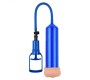 Toyz4Lovers PUSH TOUCH SENSE PENIS PUMP WITH STROKER BLUE