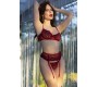 Chilirose CONJUNTO CR-4607 VERMELHO - 38 M