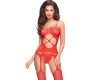 Penthouse Bodystockings PENTHOUSE HOT NIGHTFALL BODYSTOCKING - RED XL