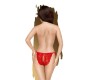 Penthouse Thong PENTHOUSE - TOO HOT TO BE REAL THONG RED S/M