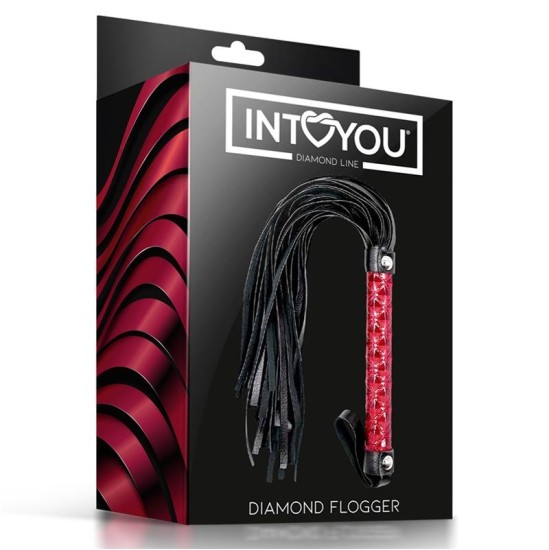 Diamond Line Flogger Diamond Vegan Leather