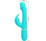 Pretty Love Flirtation PRETTY LOVE – KAMPAS RABIT 3 IN 1 MULTIFUNKTSIOONILINE VIBRAATOR KEELEGA AQUA GREEN