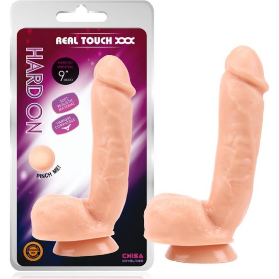 Chisa Dildo Hard On T-Skin 22 x 4,8 cm Minkštimas