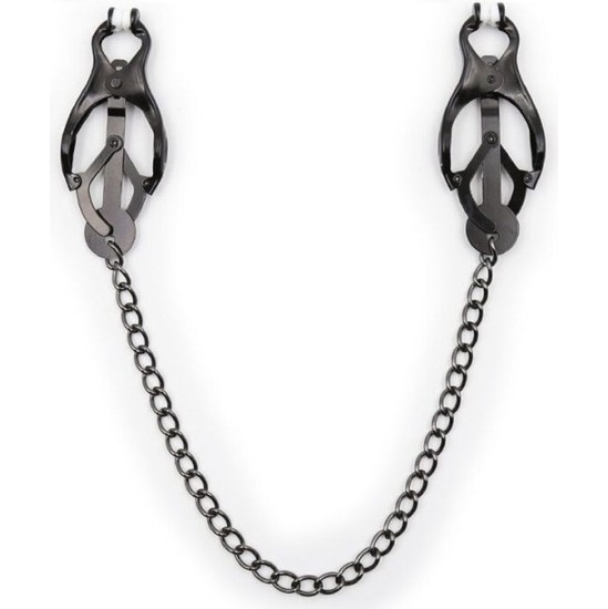 Ohmama Fetish JAPANESE NIPPLE Clamps WITH BLACK CHAIN