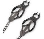 Ohmama Fetish JAPANESE NIPPLE Clamps WITH BLACK CHAIN