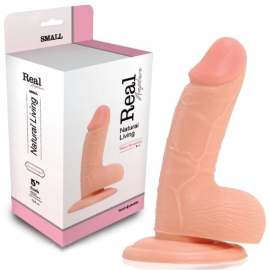 Toyz4Lovers REAL RAPTURE ŪDENS SAJŪTAS REĀLISTS DILDO 5'' BALTS